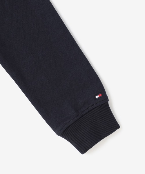 TOMMY HILFIGER（トミーヒルフィガー）の「リブインサートハーフジップパーカー（パーカー・キッズ・ネイビー/レッド・100cm/110cm/120cm/90cm）」の9枚目の写真