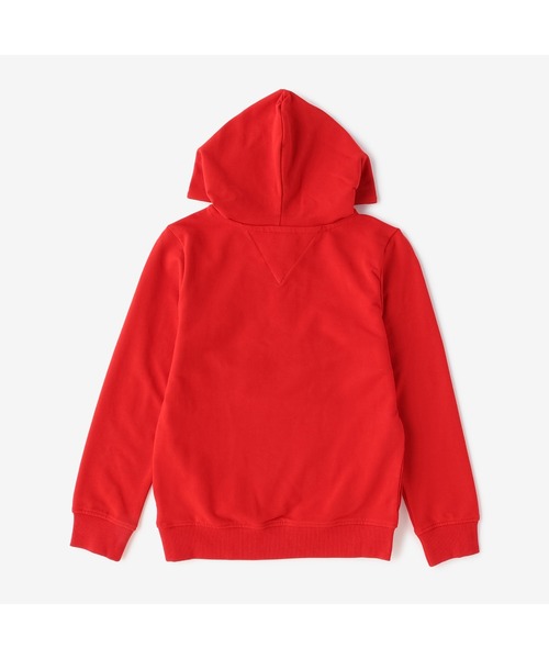 TOMMY HILFIGER（トミーヒルフィガー）の「リブインサートハーフジップパーカー（パーカー・キッズ・ネイビー/レッド・100cm/110cm/120cm/90cm）」の4枚目の写真