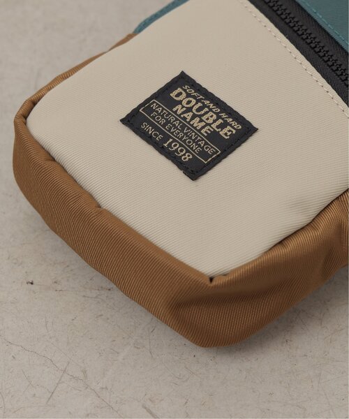 DOUBLE NAME（ダブルネーム）の「配色ダブルボディBAG（ボディバッグ/ウエストポーチ・レディース・グリーン系/ブラック系/パープル系・FREE）」の7枚目の写真