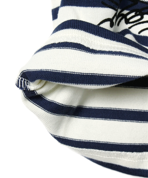 green label relaxing（グリーンレーベルリラクシング）の「【KIDS】LEE×PEANUTS ボーダーTシャツ（Tシャツ/カットソー・キッズ・オフホワイト・100cm/110cm/120cm/130cm）」の7枚目の写真