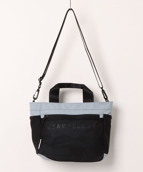 BEAMS DESIGN(ビームス デザイン)の「BEAMS DESIGN (ビームスデザイン) エラスティックメッシュ 2WAYトートバッグ(トートバッグ・メンズ・ベージュ/ネイビー/ブラック/グレー/サンドベージュ/ライトグレー・FREE)」の2枚目の写真
