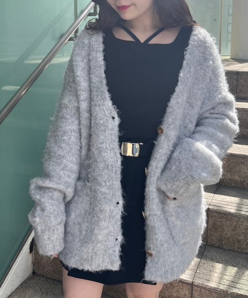 OLIVE des OLIVE（オリーブデオリーブ）の「ホルターネックロンティー（Tシャツ/カットソー・レディース・ブラック/オフホワイト/ライトグレー・FREE）」の19枚目の写真