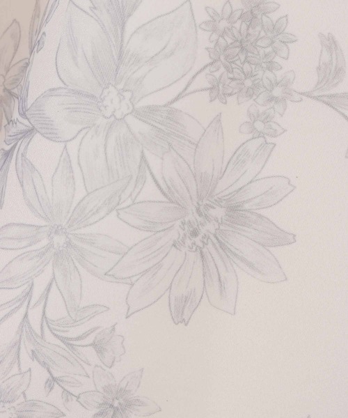 31 Sons de mode（トランテアン　ソン　ドゥ　モード）の「裾チュールオーガンジープリントフレアスカート（スカート・レディース・グレー系その他/クリーム・36）」の6枚目の写真