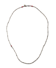 SABLE CLUTCH | シルバービーズロングネックレス＆ブレスレット - Atease x セーブルクラッチ(ネックレス)