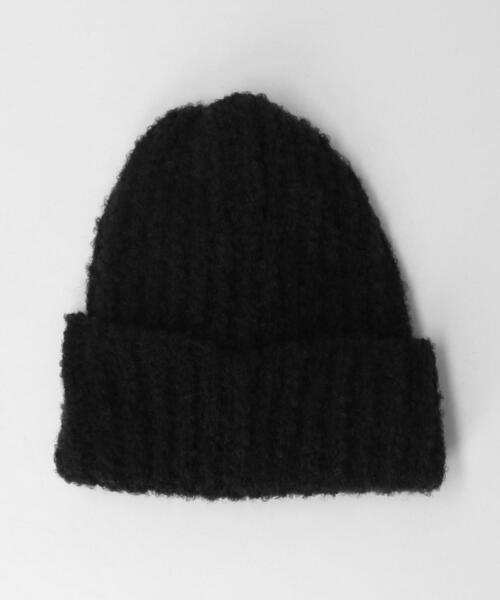 CLIPPER CASUALS(クリッパーカジュアル)の「<CLIPPER CASUALS>ブークレ ワッチキャップ(ニットキャップ/ビーニー・レディース・コバルトブルー/オフホワイト/ブラック・FREE)」の9枚目の写真