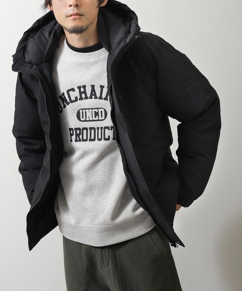 ZIP FIVE（ジップファイブ）の「【ZIP FIVE】【ZIP OUTDOOR】【防風/撥水】ファイバーダウンストレッチマウンテンパーカー/マウンテンダウンジャケット（ダウンジャケット/コート・メンズ・ブラック/ホワイト×ブラック/カーキ系/イエロー系/ホワイト/キャメル・MEDIUM/LARGE/X-LARGE）」の8枚目の写真