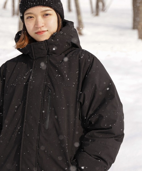 ZIP FIVE（ジップファイブ）の「【ZIP FIVE】【ZIP OUTDOOR】【防風/撥水】ファイバーダウンストレッチマウンテンパーカー/マウンテンダウンジャケット（ダウンジャケット/コート・メンズ・ブラック/ホワイト×ブラック/カーキ系/イエロー系/ホワイト/キャメル・MEDIUM/LARGE/X-LARGE）」の12枚目の写真