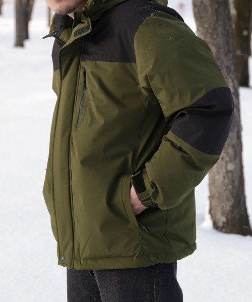 ZIP FIVE（ジップファイブ）の「【ZIP FIVE】【ZIP OUTDOOR】【防風/撥水】ファイバーダウンストレッチマウンテンパーカー/マウンテンダウンジャケット（ダウンジャケット/コート・メンズ・ブラック/ホワイト×ブラック/カーキ系/イエロー系/ホワイト/キャメル・MEDIUM/LARGE/X-LARGE）」の20枚目の写真