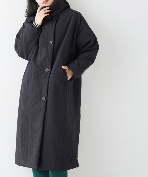 OMNES(オムネス)の「撥水加工ステッチレス2Wayロングコート(その他アウター・レディース・ベージュ/カーキ/アイボリー/ブラック・FREE)」の5枚目の写真