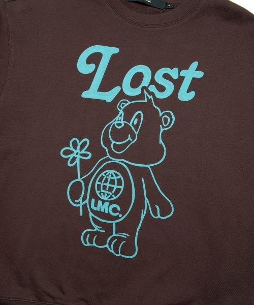 LMCの「【LMC】FLOWER BEAR SWEATSHIRT / エルエムシー フラワー ベア プリント スウェットシャツ（スウェット・メンズ・クリーム/ブラウン/ネイビー・MEDIUM/LARGE）」の12枚目の写真