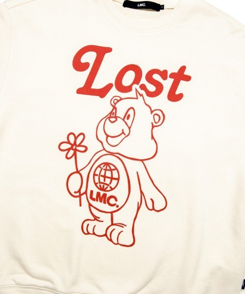 LMCの「【LMC】FLOWER BEAR SWEATSHIRT / エルエムシー フラワー ベア プリント スウェットシャツ（スウェット・メンズ・クリーム/ブラウン/ネイビー・MEDIUM/LARGE）」の15枚目の写真