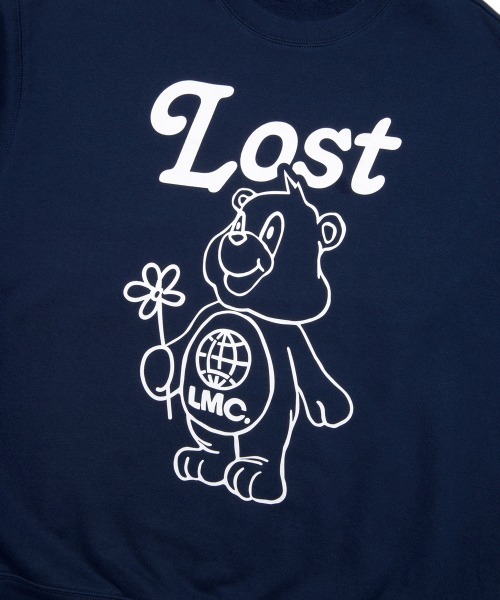 LMCの「【LMC】FLOWER BEAR SWEATSHIRT / エルエムシー フラワー ベア プリント スウェットシャツ（スウェット・メンズ・クリーム/ブラウン/ネイビー・MEDIUM/LARGE）」の5枚目の写真