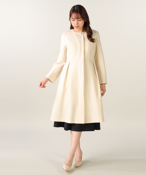 LAISSE PASSE（レッセパッセ）の「ライナー付きノーカラーコート（ノー