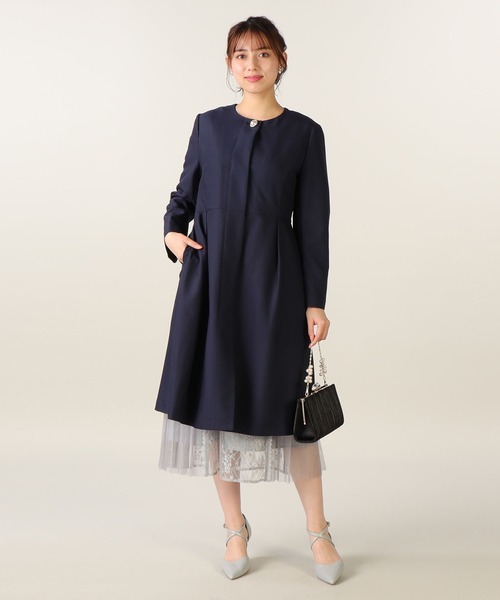 LAISSE PASSE（レッセパッセ）の「ライナー付きノーカラーコート（ノー