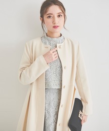 LAISSE PASSE（レッセパッセ）の「ライナー付きノーカラーコート（ノー