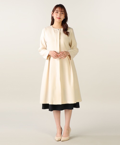 LAISSE PASSE（レッセパッセ）の「ライナー付きノーカラーコート（ノー
