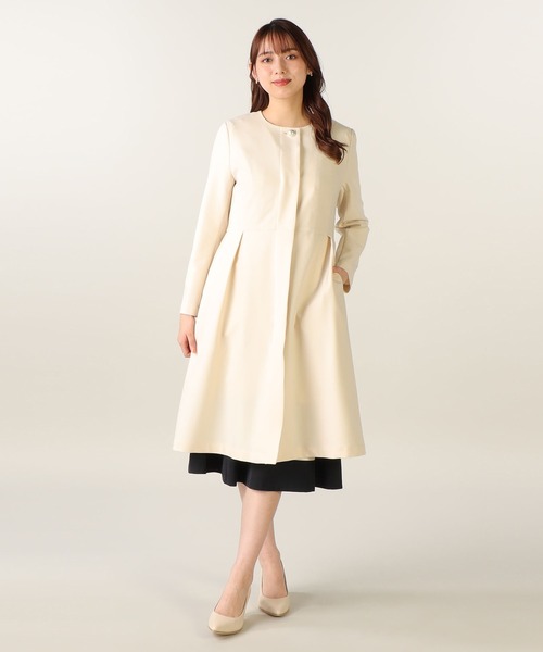 LAISSE PASSE（レッセパッセ）の「ライナー付きノーカラーコート（ノー