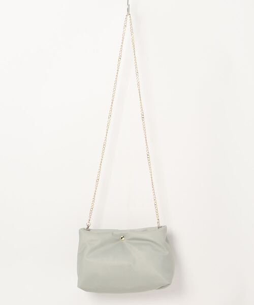 TITE IN THE STORE(ティテ インザ ストア)の「【Kiara/キアラ】ナイロン2WAYチェーンバッグ(ショルダーバッグ・レディース・グリーン/ベージュ・FREE)」の14枚目の写真