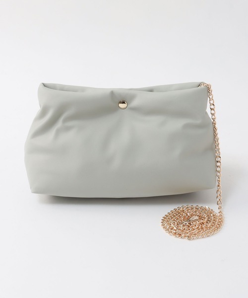 TITE IN THE STORE(ティテ インザ ストア)の「【Kiara/キアラ】ナイロン2WAYチェーンバッグ(ショルダーバッグ・レディース・グリーン/ベージュ・FREE)」の9枚目の写真