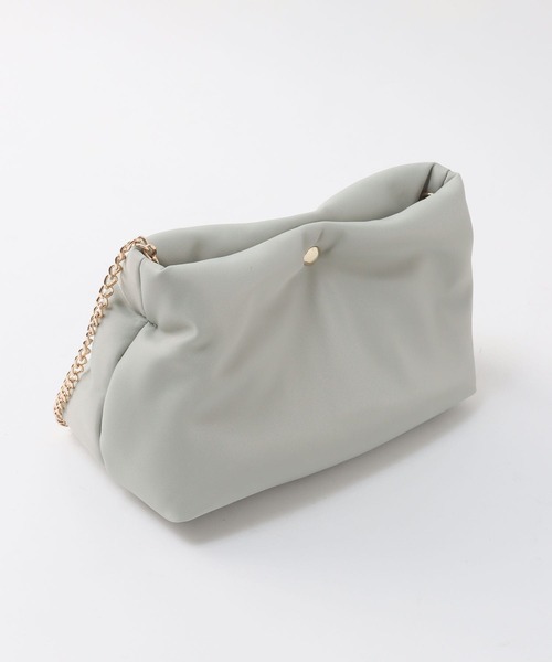 TITE IN THE STORE(ティテ インザ ストア)の「【Kiara/キアラ】ナイロン2WAYチェーンバッグ(ショルダーバッグ・レディース・グリーン/ベージュ・FREE)」の10枚目の写真