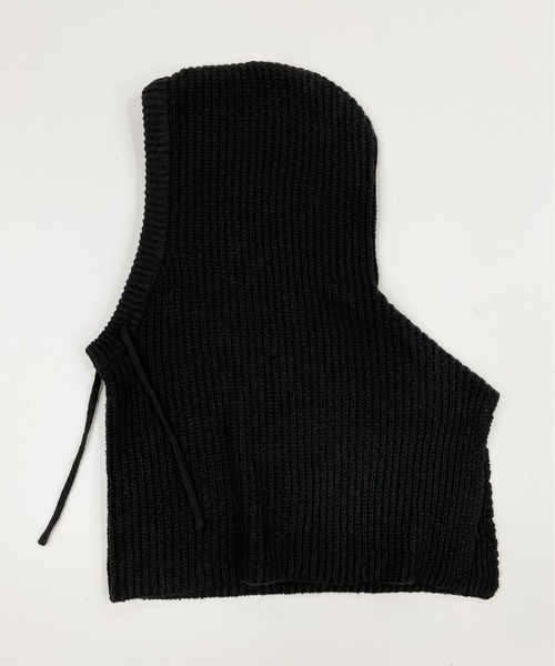 StyleSea(スタイルシー)の「フードデザインバラクラバ&アームウォーマーセット(ネックウォーマー/スヌード・レディース・ブラック/ライトベージュ・FREE)」の4枚目の写真