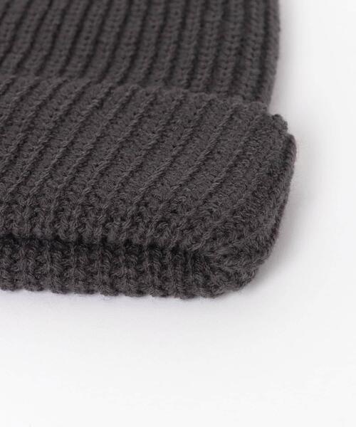 URBAN RESEARCH Sonny Label（アーバンリサーチサニーレーベル）の「OOPS　刺繍ニット帽（ニットキャップ/ビーニー・メンズ・オフホワイト/チャコールグレー/ブラック/カーキ・FREE）」の12枚目の写真