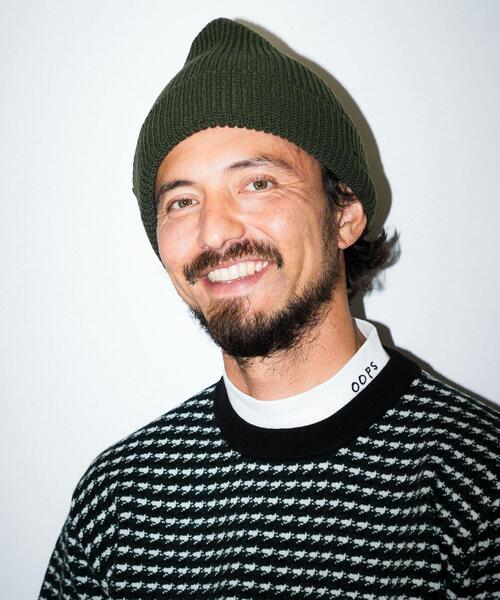 URBAN RESEARCH Sonny Label（アーバンリサーチサニーレーベル）の「OOPS　刺繍ニット帽（ニットキャップ/ビーニー・メンズ・オフホワイト/チャコールグレー/ブラック/カーキ・FREE）」の13枚目の写真