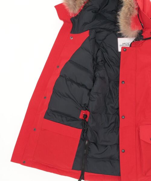ARCTIC EXPLORER（アークティックエクスプローラー）の「ＡｒｃｔｉｃＥｘｐ／ＣＨＩＬＬ／Ｍ（ダウンジャケット/コート・メンズ・レッド・S）」の2枚目の写真