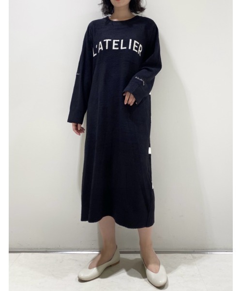 未使用新品【todayful】タックレイヤードロングティーシャツ エクリュ