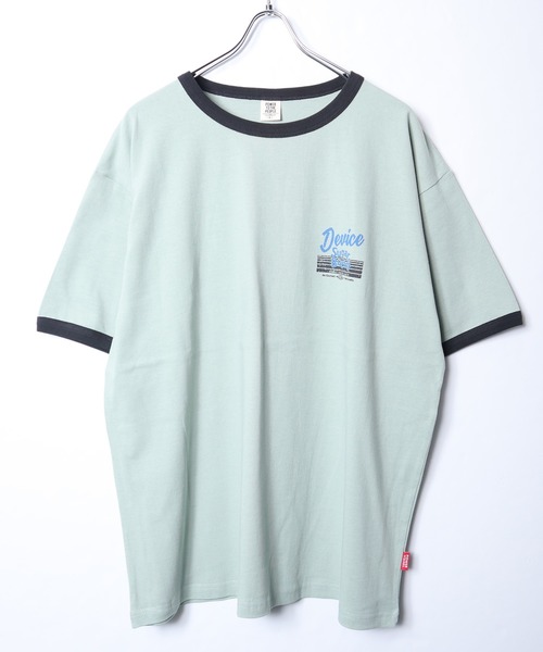 POWER TO THE PEOPLE(パワートゥーザピープル)の「【POWER TO THE PEOPLE】アメリカンショップ プリントリンガーTシャツ / グラフィックプリントTシャツ(Tシャツ/カットソー・レディース・グリーン系1/ホワイト系1/ホワイト系2/ホワイト系3/レモンイエロー/ネイビー・MEDIUM/LARGE/X-LARGE)」の13枚目の写真