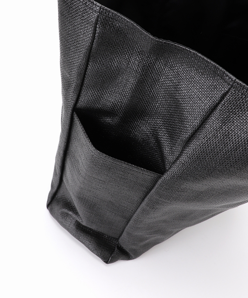 NOMADIS（ノマディス）の「【NOMADIS / ノマディス】SAC MESH リバーシブルバッグ（トートバッグ・メンズ・ブラック/アイボリー/ベージュ・FREE）」の8枚目の写真