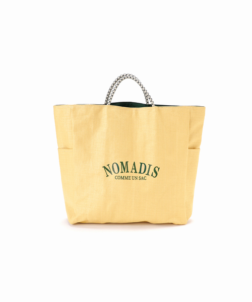 NOMADIS（ノマディス）の「【NOMADIS / ノマディス】SAC MESH リバーシブルバッグ（トートバッグ・メンズ・ブラック/アイボリー/ベージュ・FREE）」の6枚目の写真