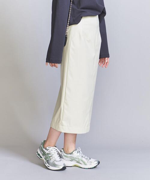 BEAUTY&YOUTH UNITED ARROWS（ビューティーアンドユースユナイテッドアローズ）の「フェイクレザー タイトスカート（スカート・レディース・オフホワイト/ブラック・S/M）」の6枚目の写真