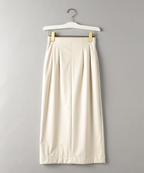 BEAUTY&YOUTH UNITED ARROWS（ビューティーアンドユースユナイテッドアローズ）の「フェイクレザー タイトスカート（スカート・レディース・オフホワイト/ブラック・S/M）」の12枚目の写真