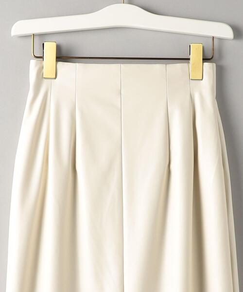 BEAUTY&YOUTH UNITED ARROWS（ビューティーアンドユースユナイテッドアローズ）の「フェイクレザー タイトスカート（スカート・レディース・オフホワイト/ブラック・S/M）」の14枚目の写真