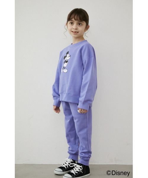 AZUL by moussy（アズールバイマウジー）の「AJUGA.×AZUL KIDS PANTS/AJUGA.×AZUL キッズパンツ（スウェットパンツ・キッズ・ブラック系その他/杢グレー/パープル/ライトブルー・SMALL/MEDIUM）」の13枚目の写真