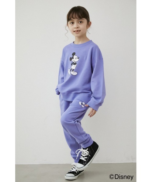 AZUL by moussy（アズールバイマウジー）の「AJUGA.×AZUL KIDS PANTS/AJUGA.×AZUL キッズパンツ（スウェットパンツ・キッズ・ブラック系その他/杢グレー/パープル/ライトブルー・SMALL/MEDIUM）」の14枚目の写真