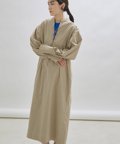 【新品】The shop Amel ケープ付きワンピース ✧アンタイトル ロペ ADAM ET ROPÉ FEMME(アダム エ ロペ ファム) / 【WEB限定