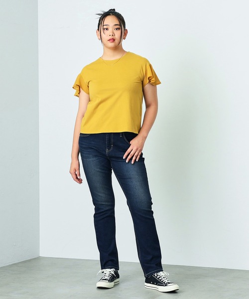 everyone ブラック ストレートパンツ S everyone ブラック ストレートパンツ S