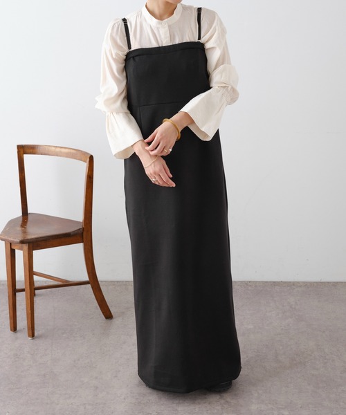 Omekashi（オメカシ）の「ギャザースリーブシャツ（シャツ/ブラウス・レディース・ライム/オフホワイト/ネイビー/ブラック/ピンク/ブラウン/ホワイト・FREE）」の10枚目の写真