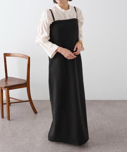 Omekashi（オメカシ）の「ギャザースリーブシャツ（シャツ/ブラウス・レディース・ライム/オフホワイト/ネイビー/ブラック/ピンク/ブラウン/ホワイト・FREE）」の11枚目の写真