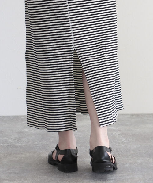 fredy emue（フレディエミュ）の「テレコボーダーワンピース（ワンピース・レディース・ブルー系その他/ホワイト系その他/グリーン系その他・38）」の18枚目の写真