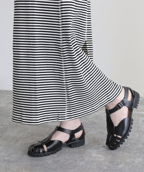 fredy emue（フレディエミュ）の「テレコボーダーワンピース（ワンピース・レディース・ブルー系その他/ホワイト系その他/グリーン系その他・38）」の7枚目の写真