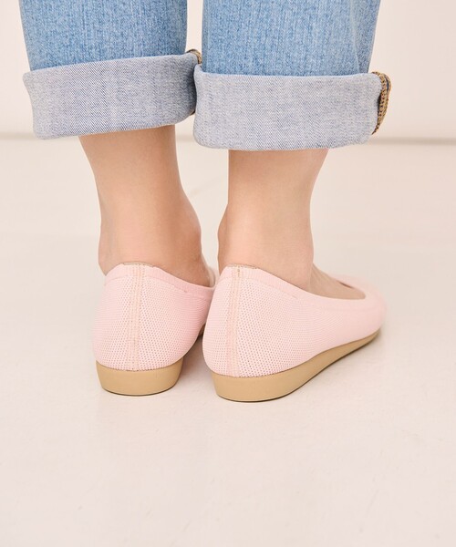 【Chacott】コラボシューズ　バレエシューズ 撥水＆洗えるニットシューズ” Chacottコラボ バレエシューズ