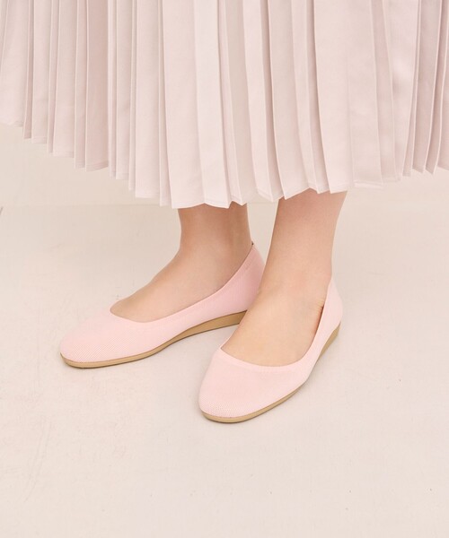 セール】“撥水＆洗えるニットシューズ” Chacottコラボ バレエシューズ