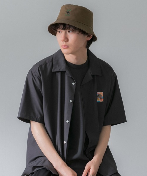 SENSE OF PLACE by URBAN RESEARCH（センスオブプレイスバイアーバンリサーチ）の「『ユニセックス』『別注』GREENWICH POLO CLUB×SENSE OF PLACE　B（ハット・メンズ・ブラック/ライトベージュ/カーキ・ONE）」の15枚目の写真