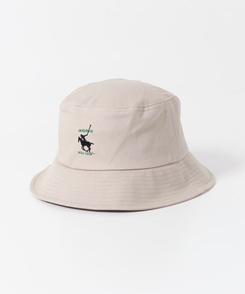 SENSE OF PLACE by URBAN RESEARCH（センスオブプレイスバイアーバンリサーチ）の「『ユニセックス』『別注』GREENWICH POLO CLUB×SENSE OF PLACE　B（ハット・メンズ・ブラック/ライトベージュ/カーキ・ONE）」の22枚目の写真