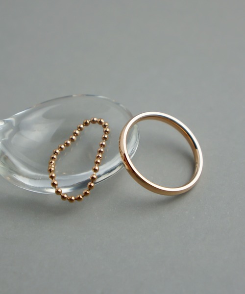 ieLS（イエルズ）の「金属アレルギー対応 「ieLS」ペアリング　ステンレス セットリング（リング・メンズ・シルバー/ピンクゴールド/ゴールド・11/16/13/9/15 ）」の3枚目の写真