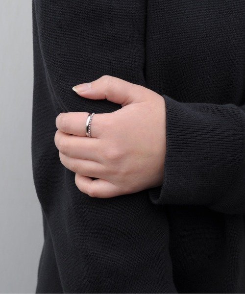 ieLS（イエルズ）の「金属アレルギー対応 「ieLS」ペアリング　ステンレス セットリング（リング・メンズ・シルバー/ピンクゴールド/ゴールド・11/16/13/9/15 ）」の5枚目の写真