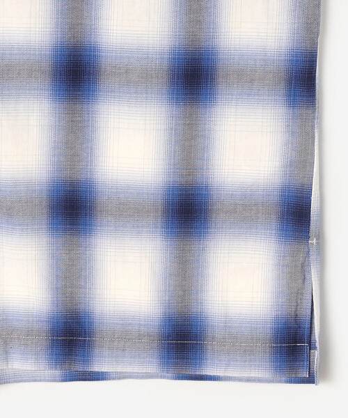 SEDAN ALL-PURPOSE サイズL 半袖チェック SEDAN ALL-PURPOSE (セダンオールパーパス) Gingham Plaid Open